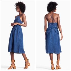 Lucky Brand Schiffli Bib Dress